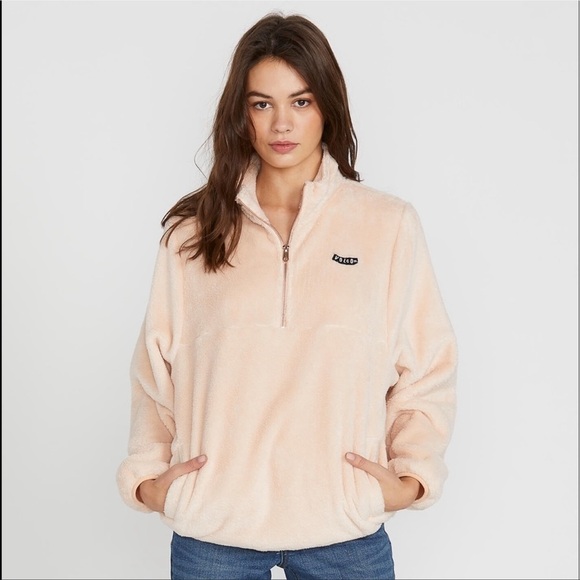 🔆VOLCOM🔆 PHEELIN PHUZZY COZY SOFT JACKET - Picture 8 of 17